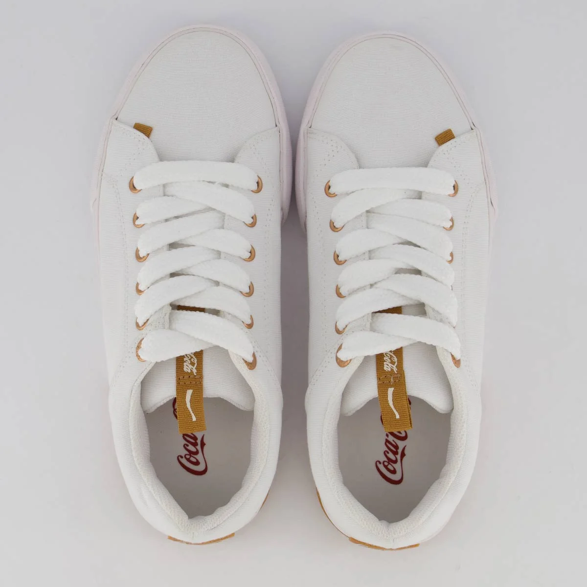Tênis Coca Cola Daytona Bold Feminino Branco Branco 4