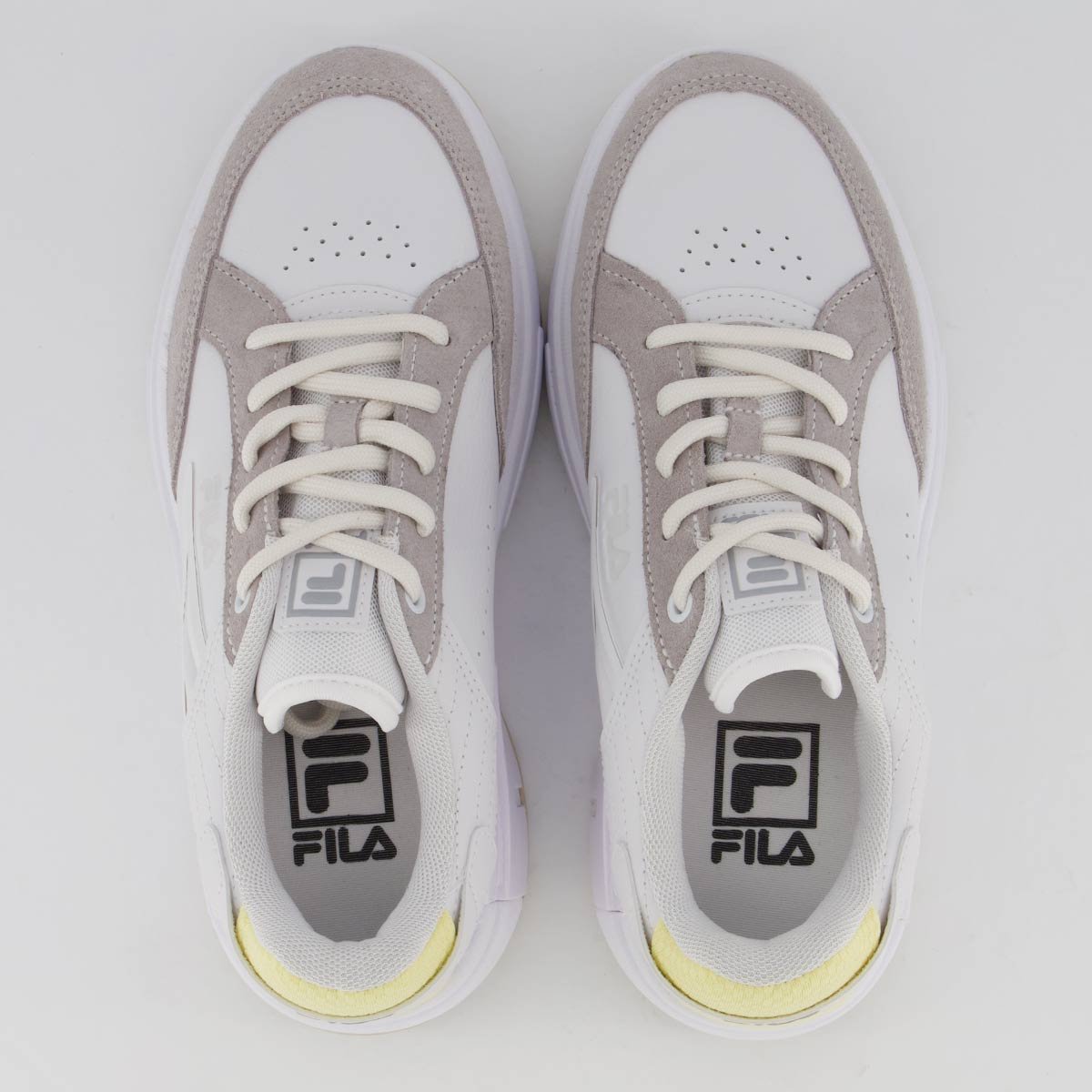 Tênis Fila Tormo Classic Feminino Branco e Cinza Branco/Cinza 4