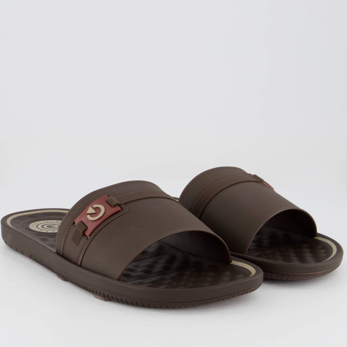 Chinelo Cartago Arizona Gáspea Marrom e Bege Marrom/Bege 3