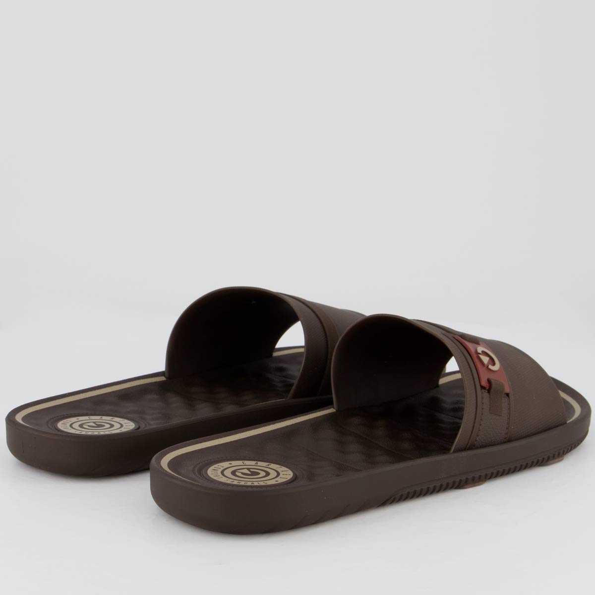 Chinelo Cartago Arizona Gáspea Marrom e Bege Marrom/Bege 4