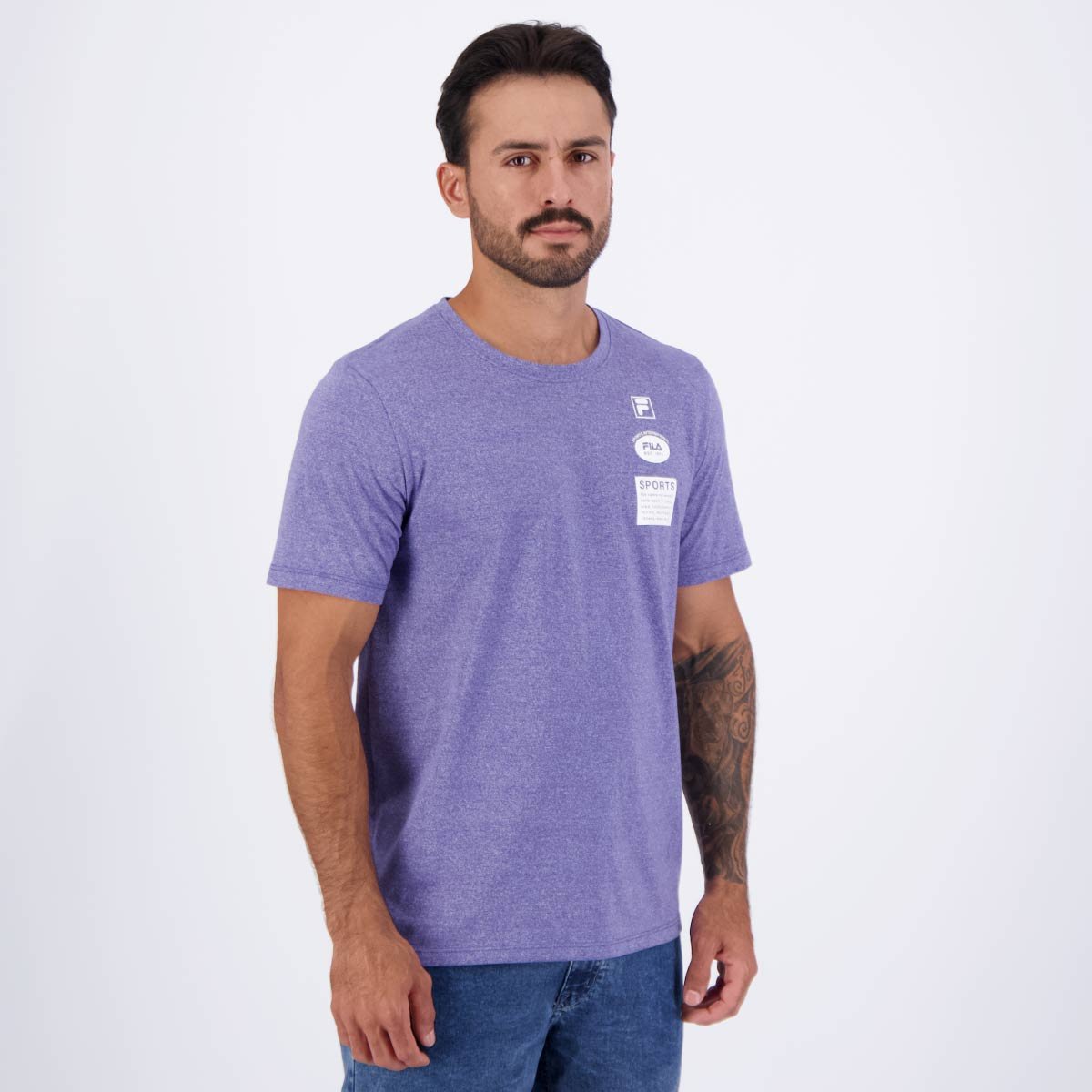 Camiseta Fila Mc Sport Print Roxo 2