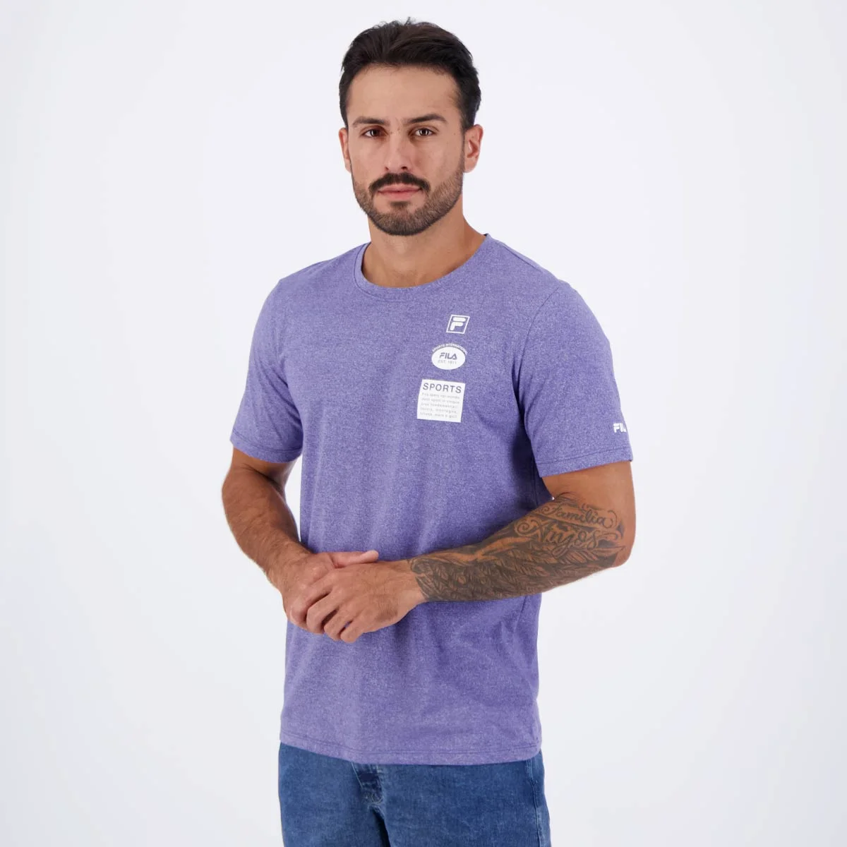Camiseta Fila Mc Sport Print Roxo 3