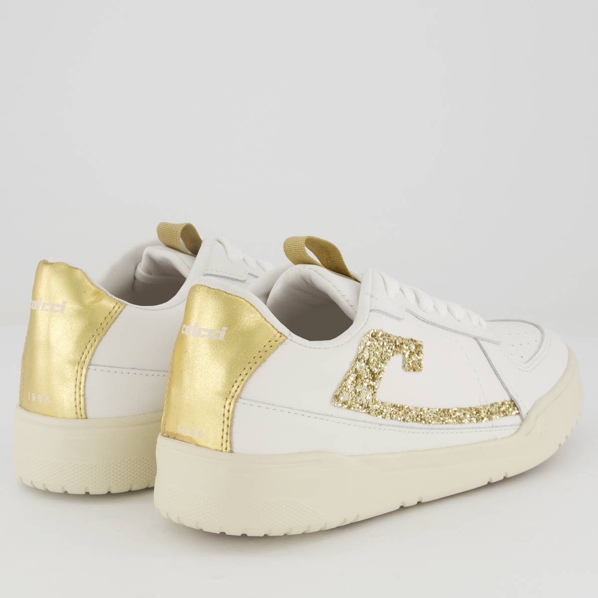 Tênis Colcci Cool Shine Feminino Branco e Dourado Branco/Dourado 3