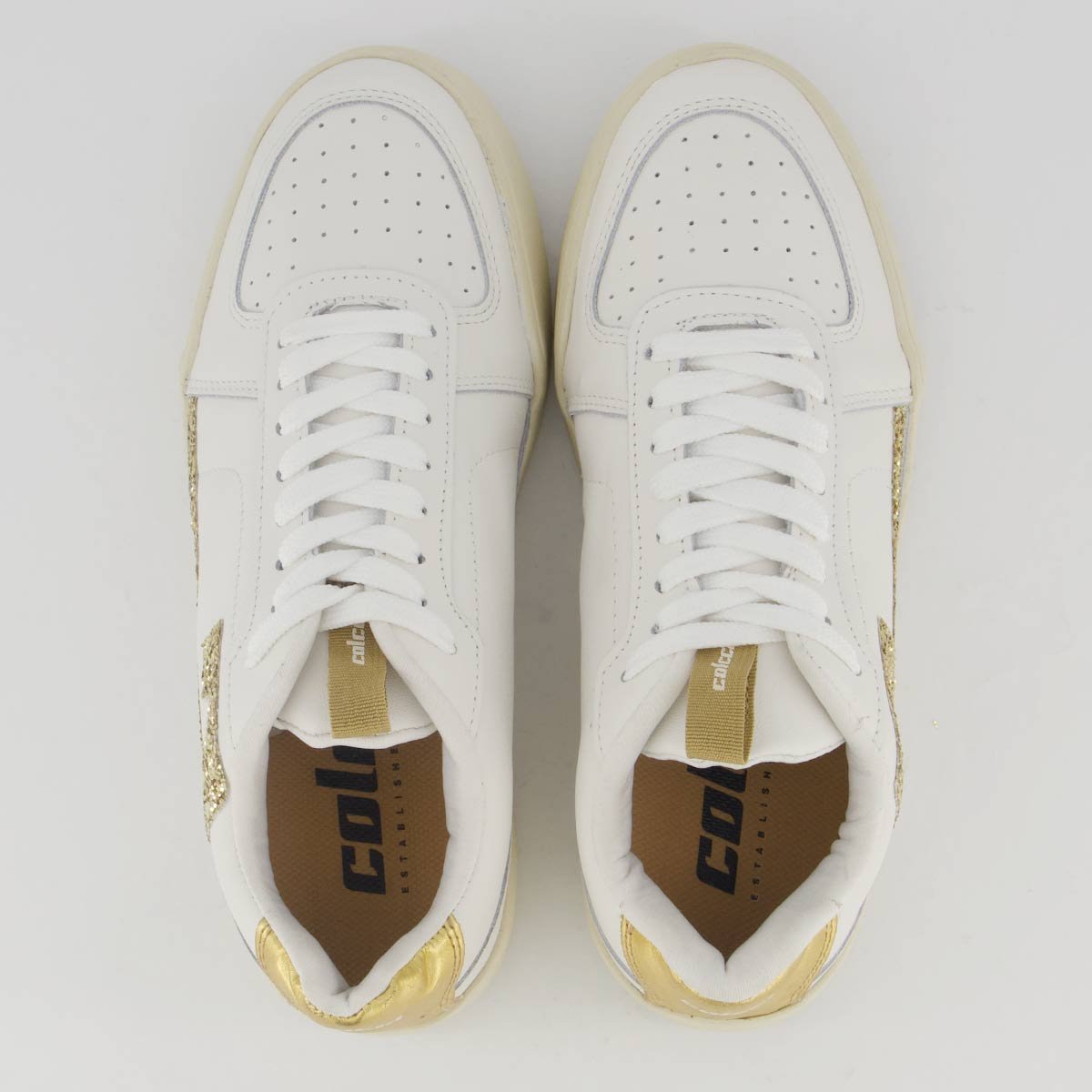 Tênis Colcci Cool Shine Feminino Branco e Dourado Branco/Dourado 4