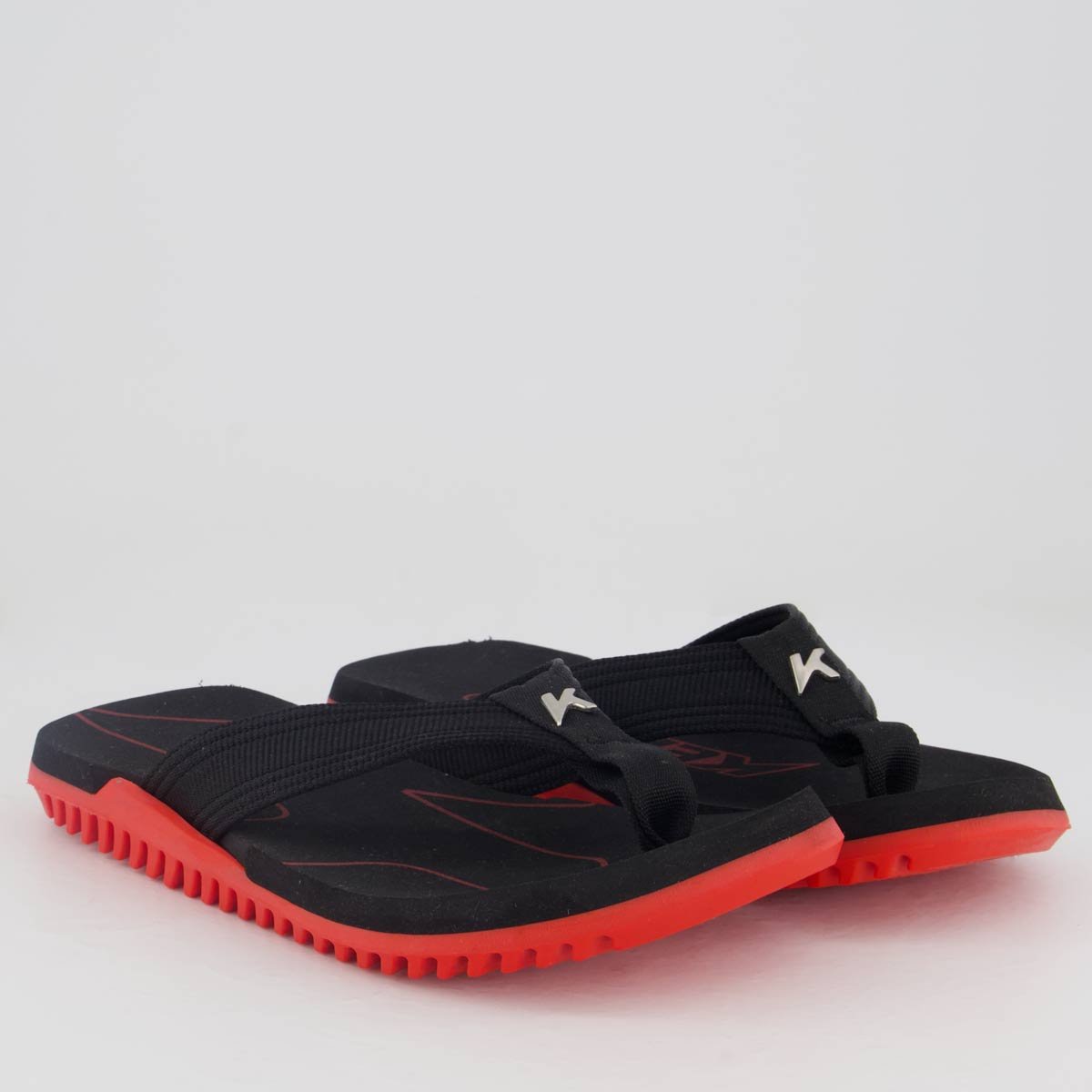 Chinelo Kenner NK6 Pro Preto e Vermelho Preto/Vermelho 3
