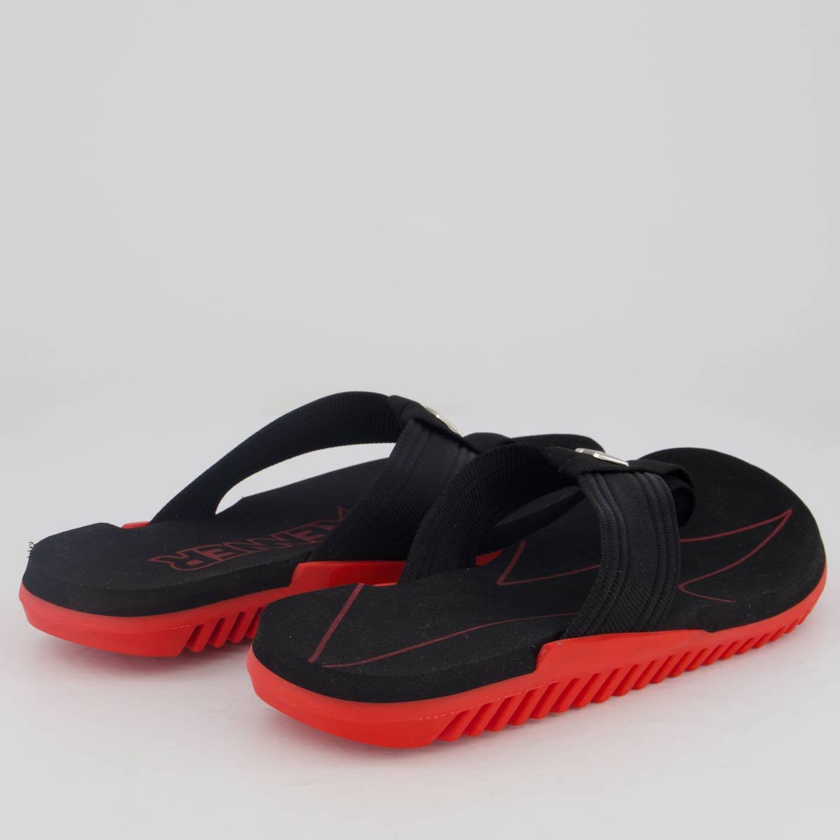 Chinelo Kenner NK6 Pro Preto e Vermelho Preto/Vermelho 4