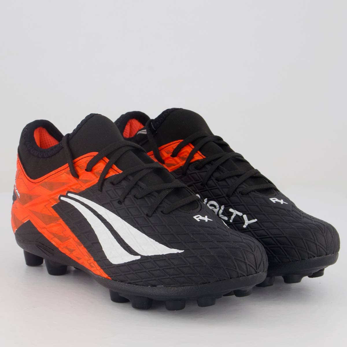 Chuteira Penalty RX Locker Y-3 Campo Juvenil Preta Preto 2