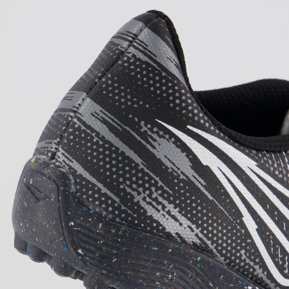 Chuteira Penalty Tornado Society Juvenil Preto e Prata Preto/Prata 6