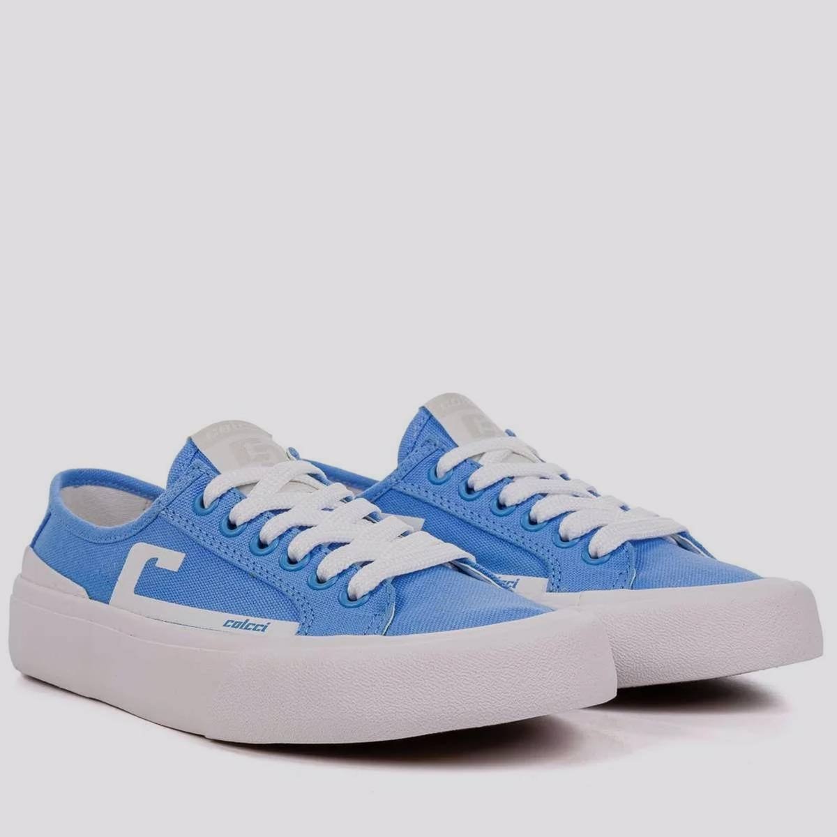Tênis Colcci Cool Canvas  Feminino Azul e Branco Azul/Branco 2