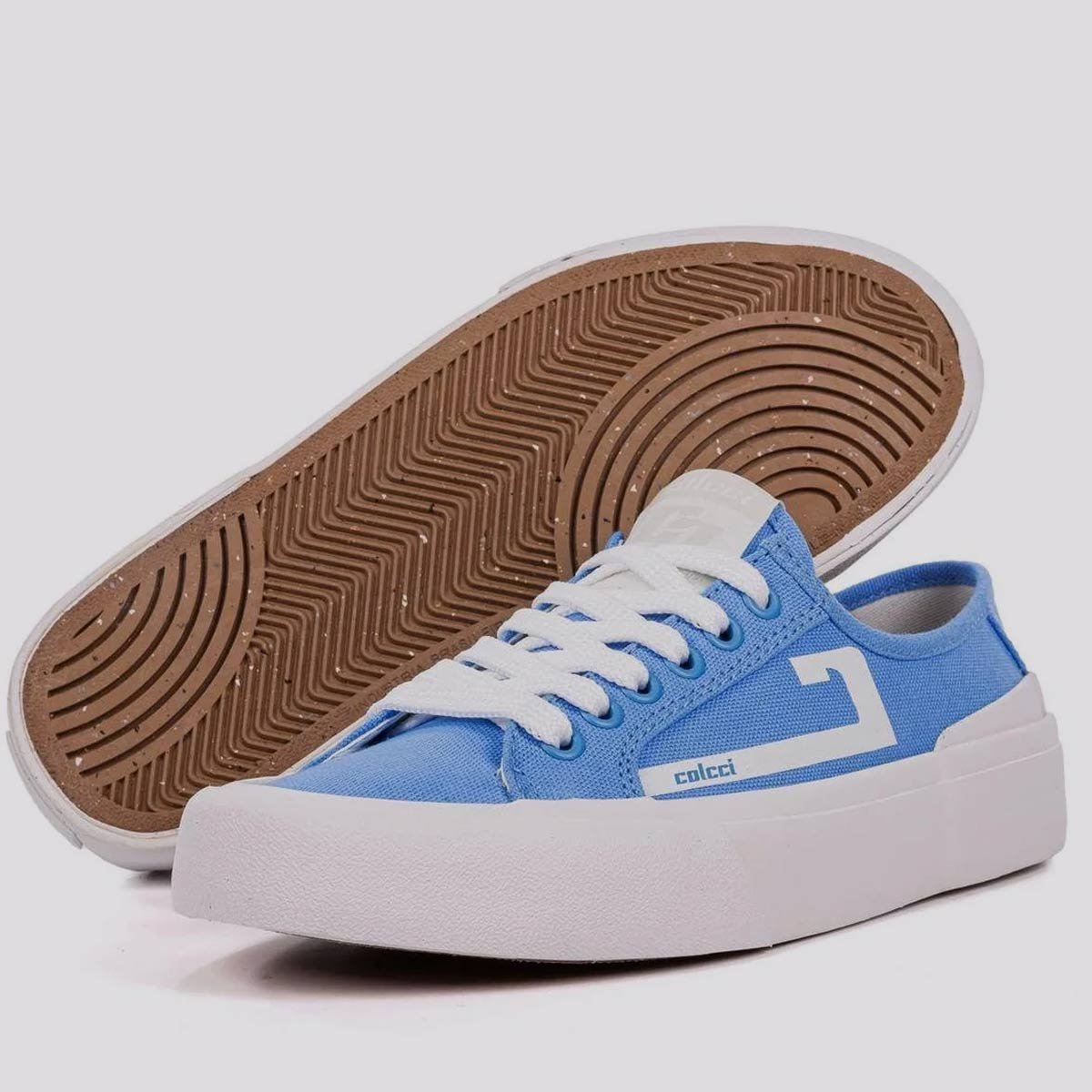Tênis Colcci Cool Canvas  Feminino Azul e Branco Azul/Branco 4