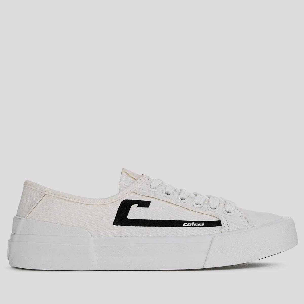 Tênis Colcci Cool Canvas Feminino Branco e Preto Branco/Preto 1