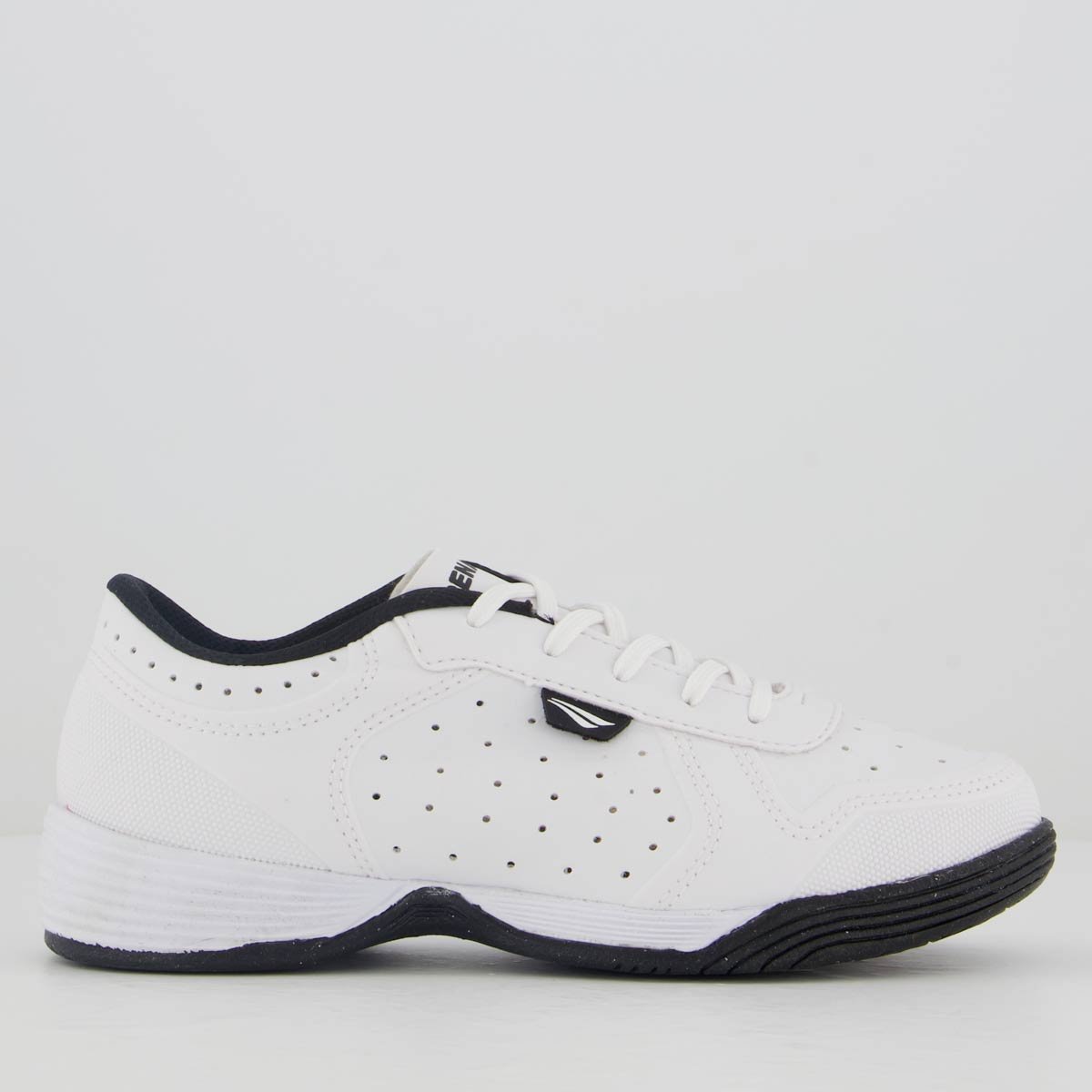 Chuteira Penalty Player Futsal Juvenil Branca Branco 1