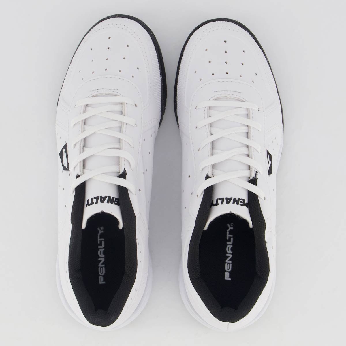 Chuteira Penalty Player Futsal Juvenil Branca Branco 4