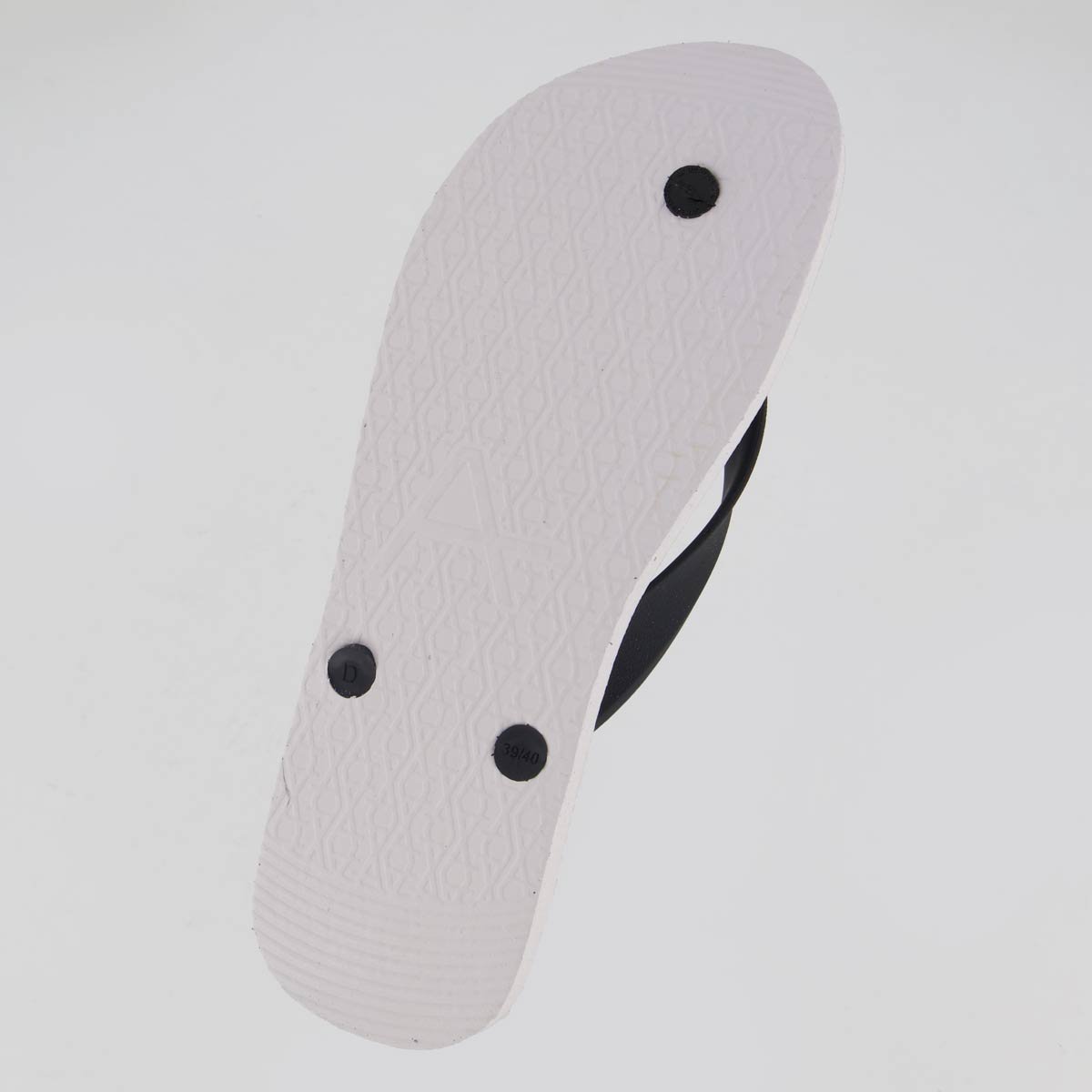 Chinelo Aramis Logo Branco e Preto Preto/Branco 5