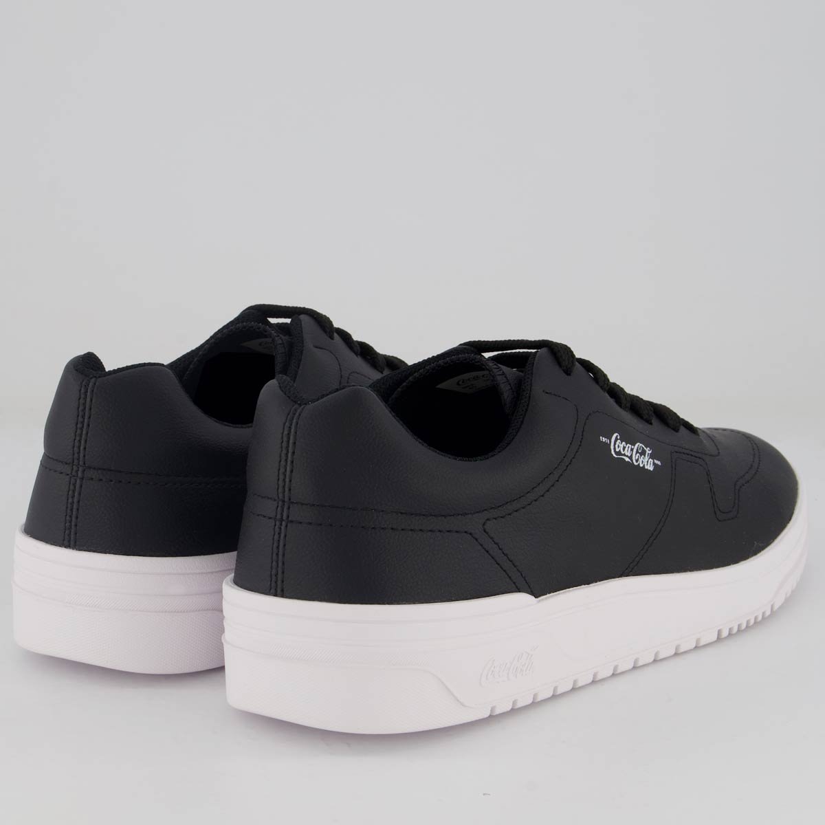 Tênis Coca Cola Boise Preto e Branco Preto/Branco 3