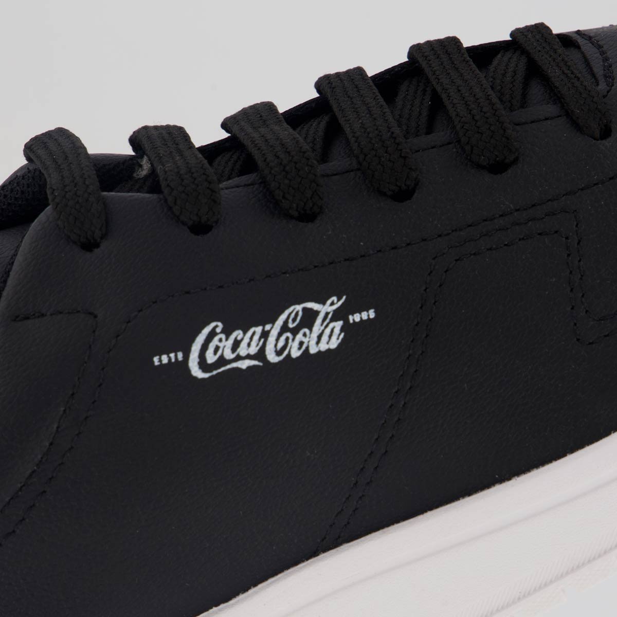 Tênis Coca Cola Boise Preto e Branco Preto/Branco 7