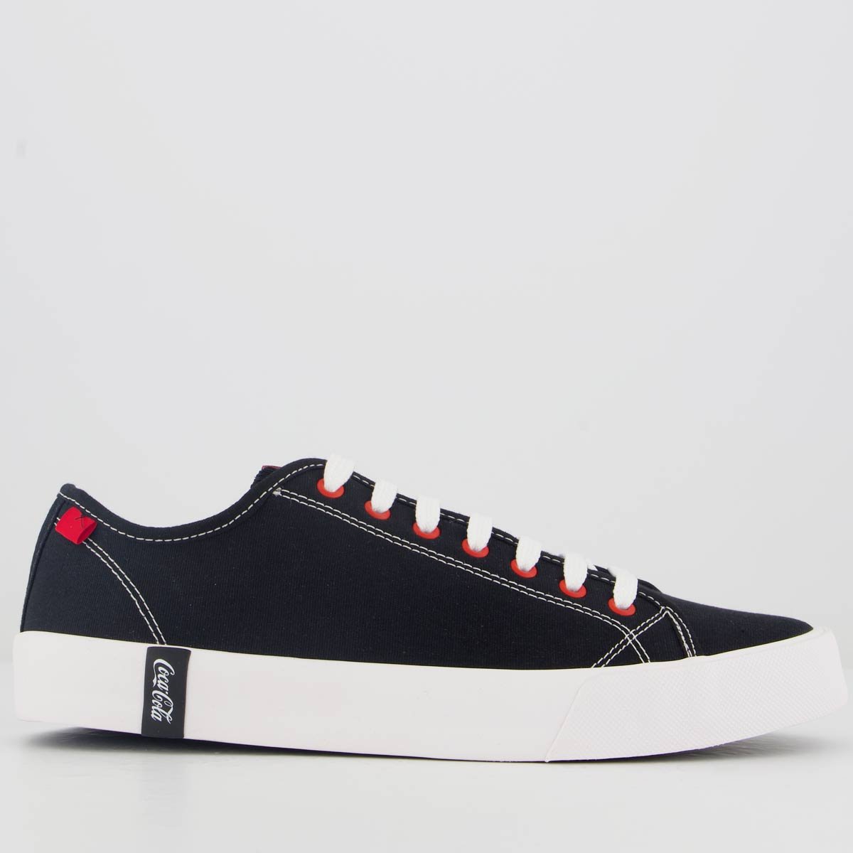Tênis Coca Cola Burley Canvas Preto Preto 1
