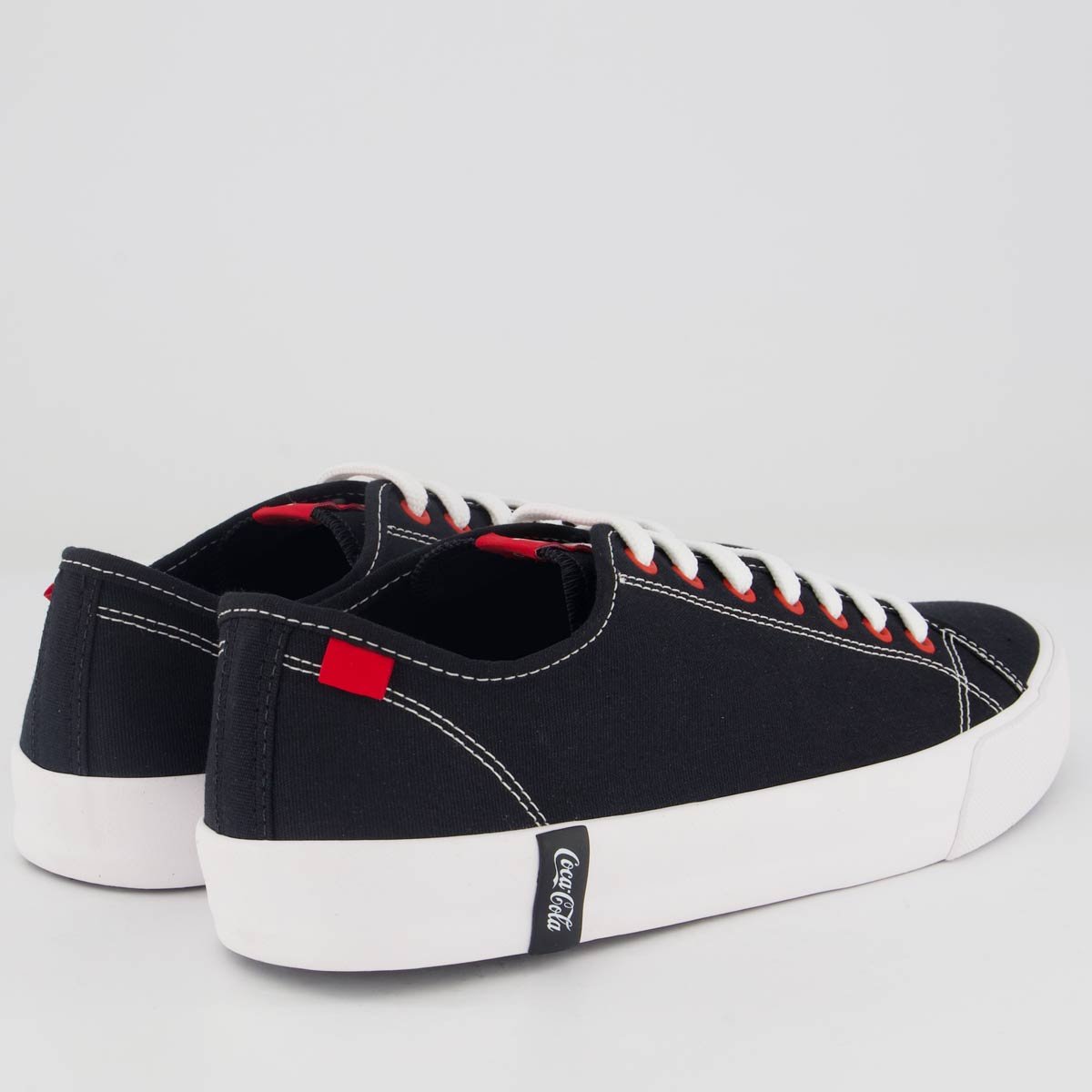 Tênis Coca Cola Burley Canvas Preto Preto 3