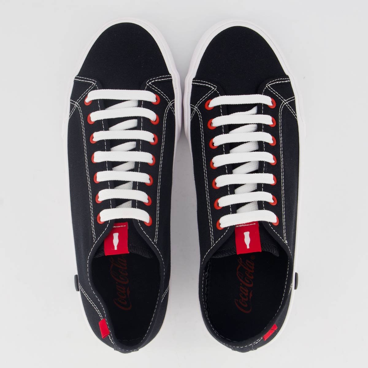 Tênis Coca Cola Burley Canvas Preto Preto 4