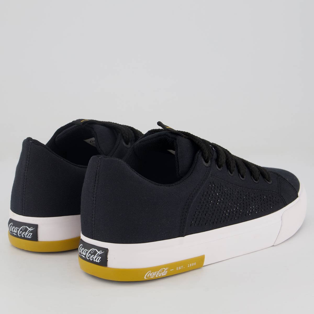 Tênis Coca Cola Daytona Bold Glow Feminino Preto e Branco Preto/Branco 3