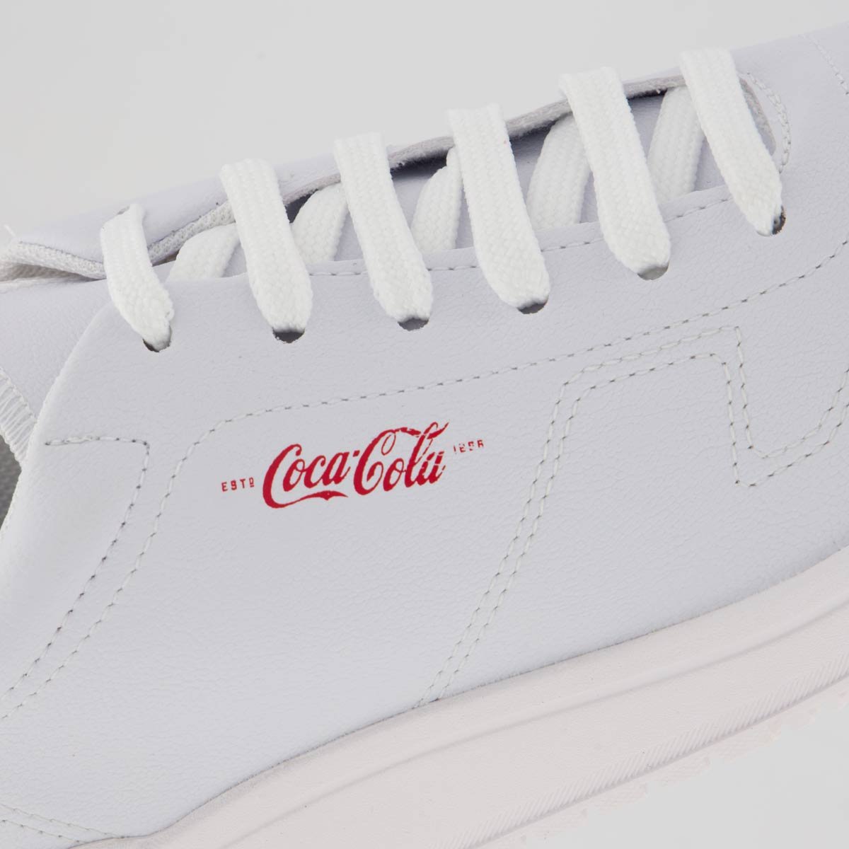 Tênis Coca Cola Boise Branco Branco 7