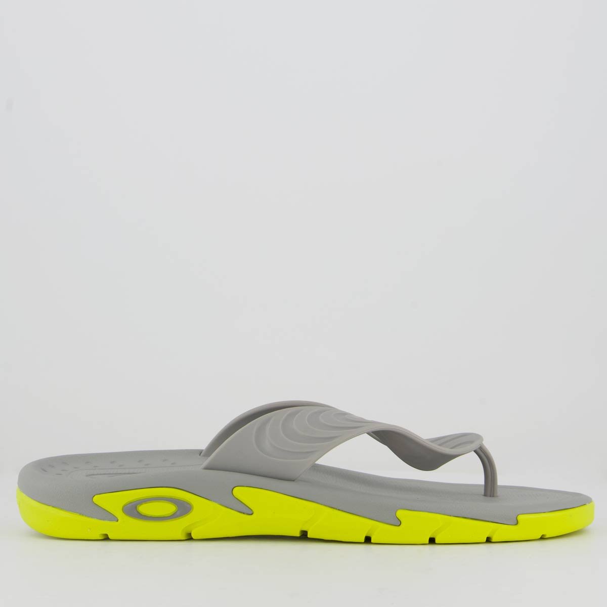 Chinelo Oakley Crowd Cinza Claro Cinza 2