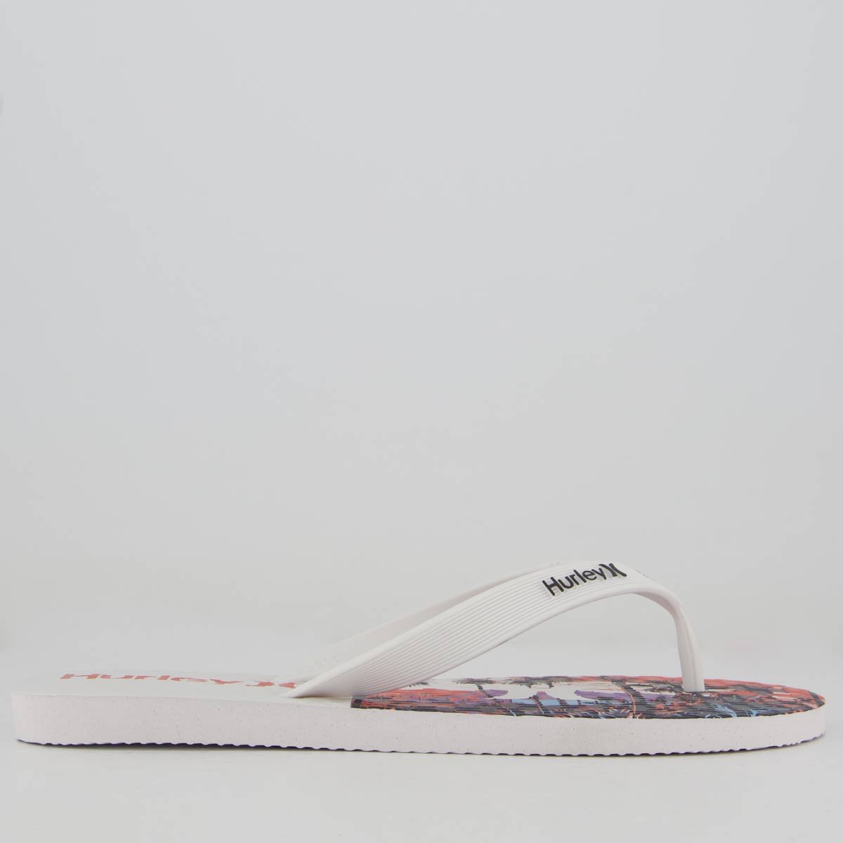 Chinelo Hurley Calibox Branco Branco 2