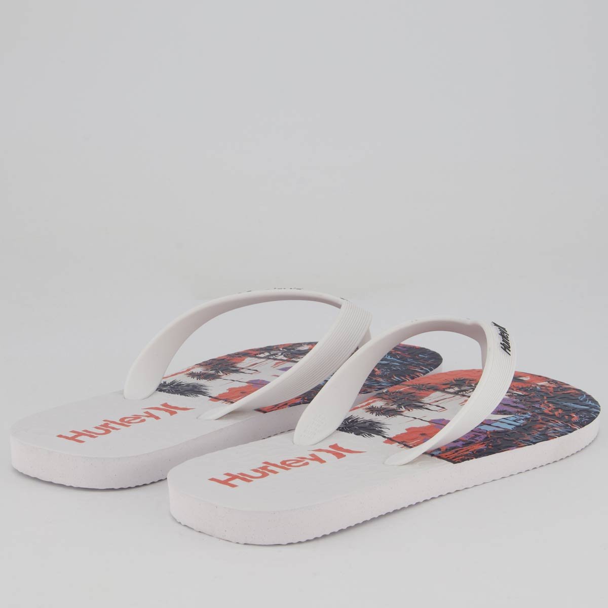 Chinelo Hurley Calibox Branco Branco 4