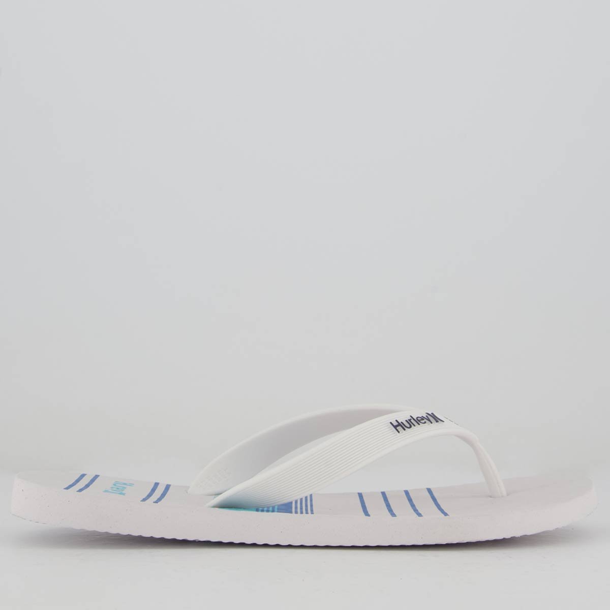 Chinelo Hurley Stripes Branco Branco 2