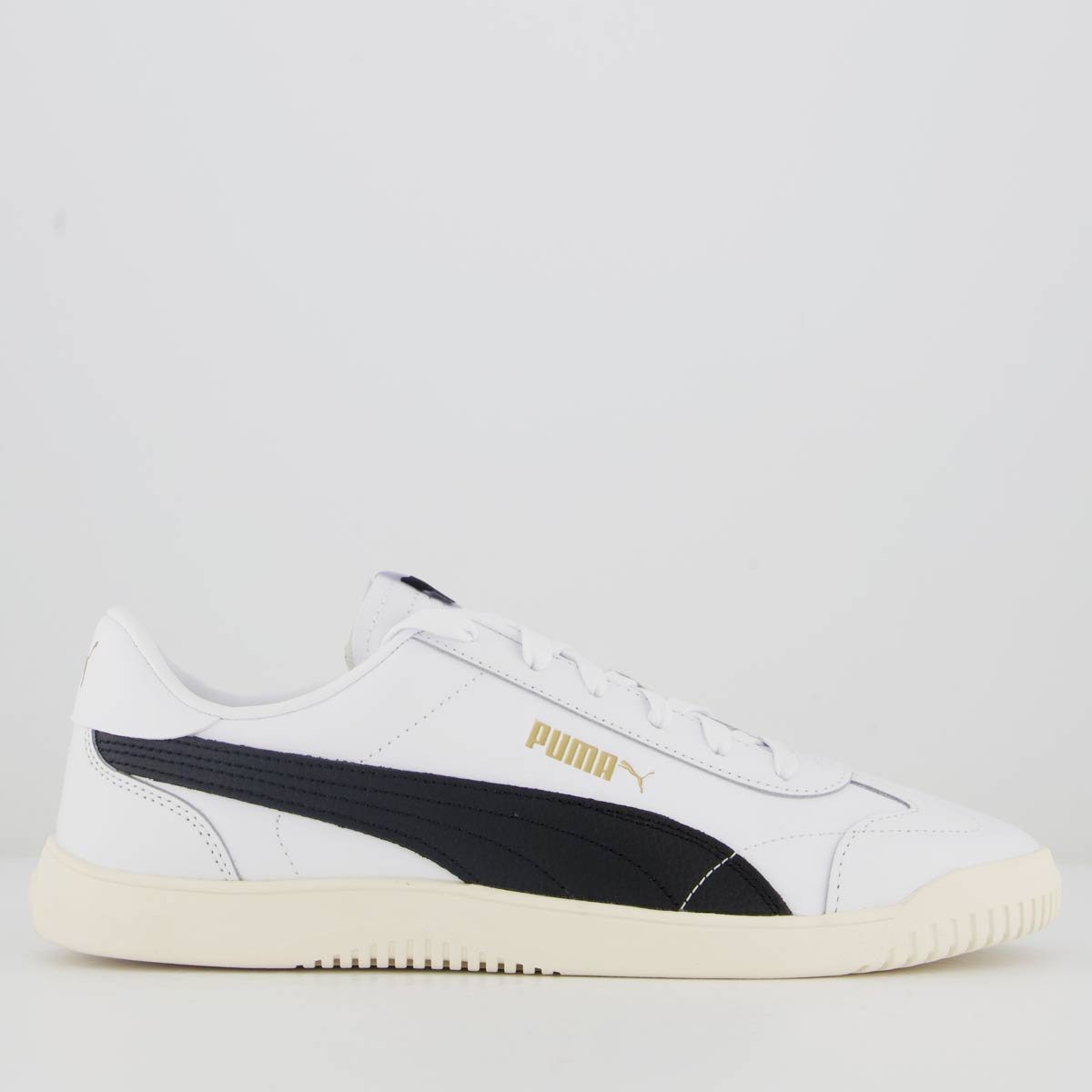 Tênis Puma Club 5V5 Branco e Preto Branco/Preto 1