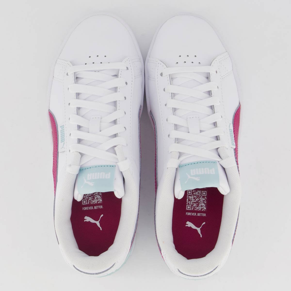 Tênis Puma Jada Feminino Branco e Magenta Branco/Rosa 4