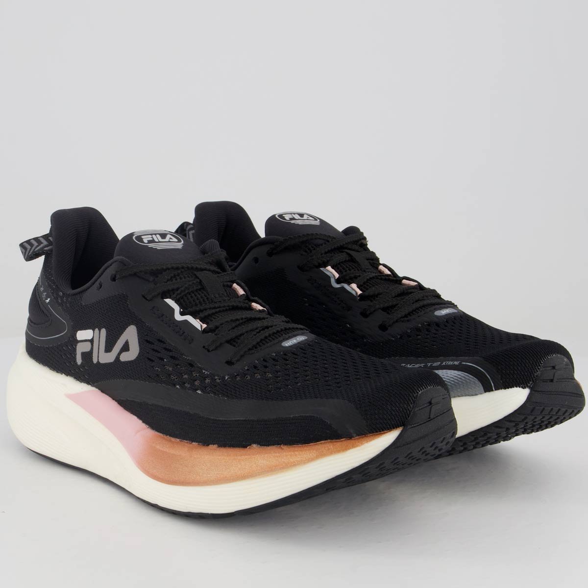 Tênis Fila Racer T2 Extreme Feminino Preto Preto 2
