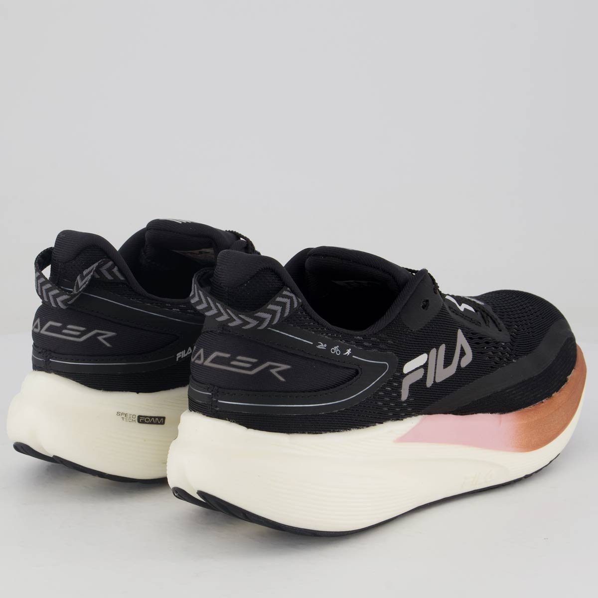 Tênis Fila Racer T2 Extreme Feminino Preto Preto 3