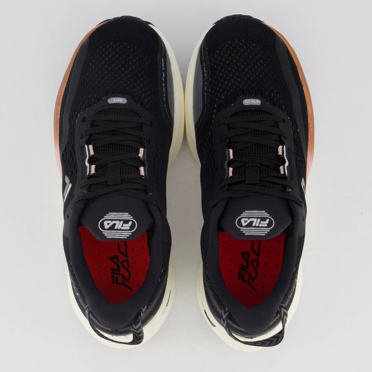 Tênis Fila Racer T2 Extreme Feminino Preto Preto 4