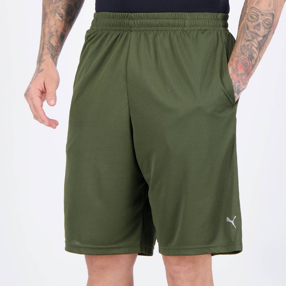 Bermuda Puma Knit 10 Performance Verde Verde 3