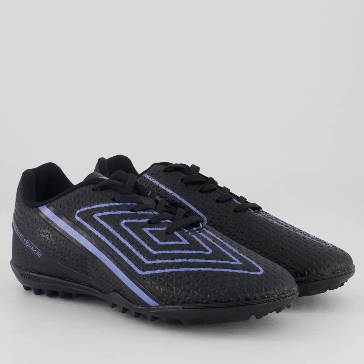 Chuteira Umbro Chrome Society Juvenil Preto 2