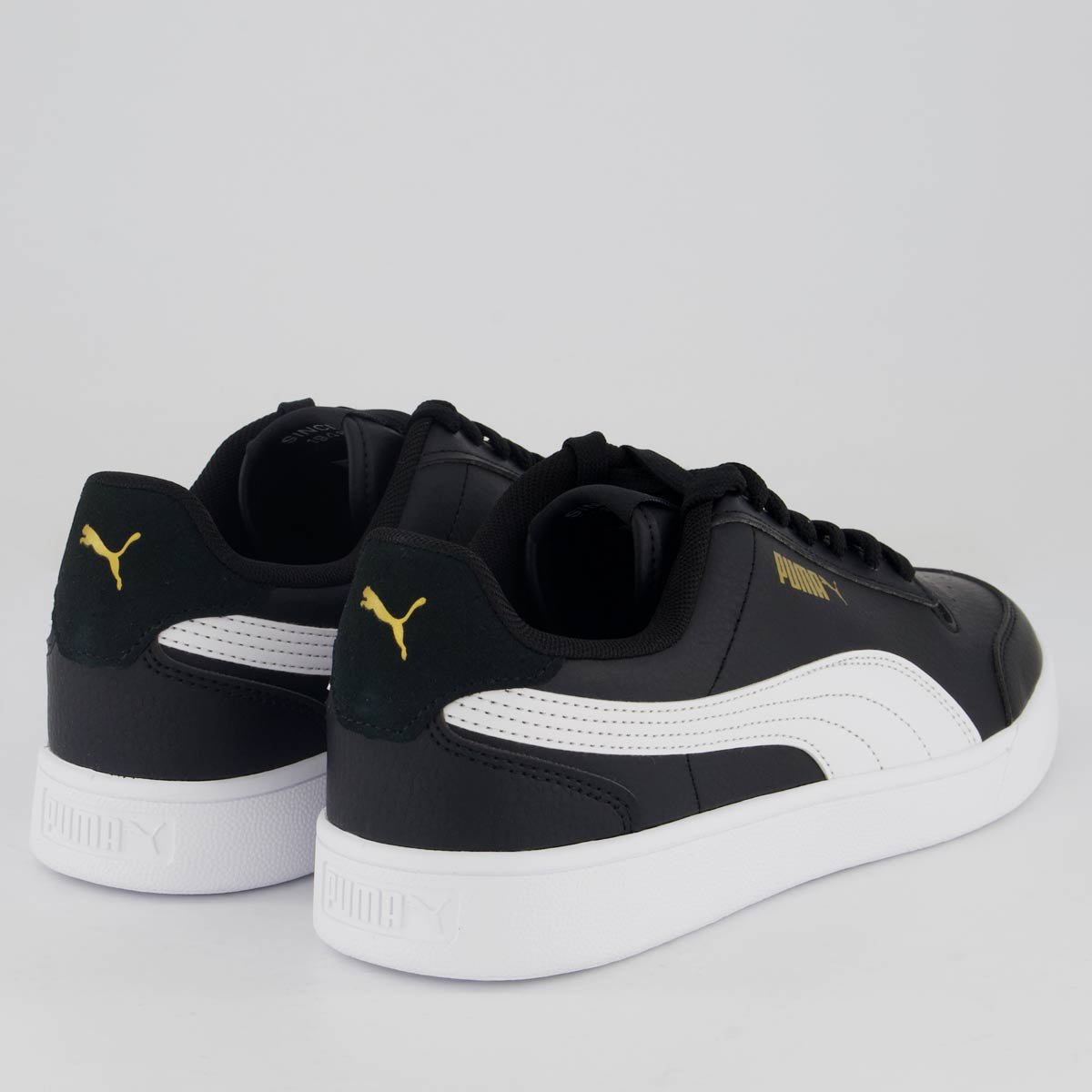Tênis Puma Shuffle Preto e Branco Preto/Branco 3