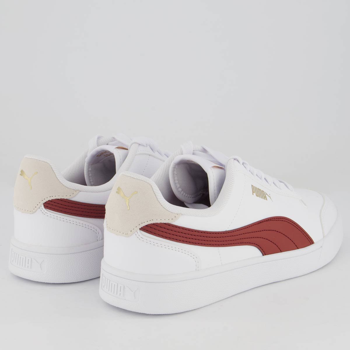 Tênis Puma Shuffle Branco e Vermelho Branco/Vermelho 3