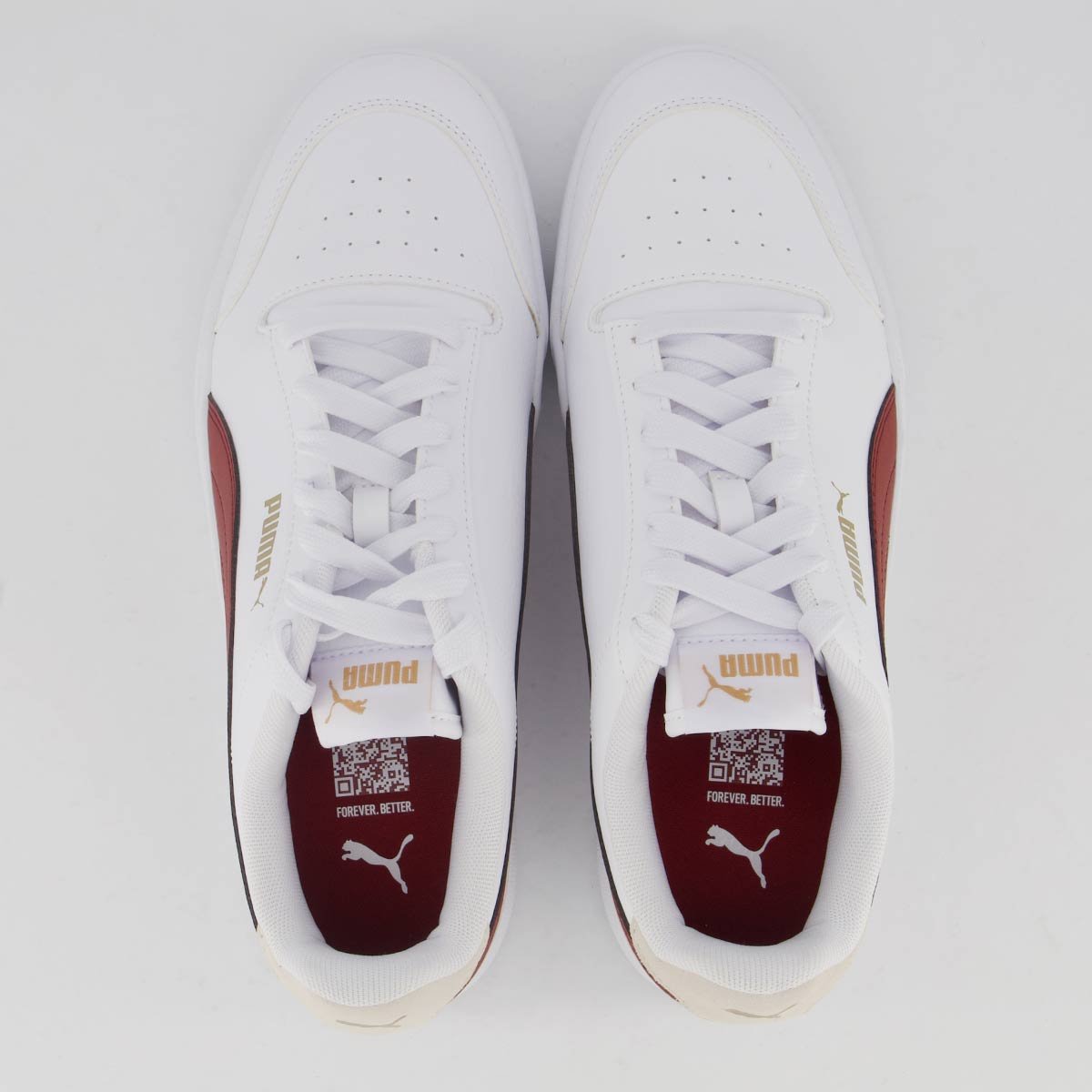 Tênis Puma Shuffle Branco e Vermelho Branco/Vermelho 4