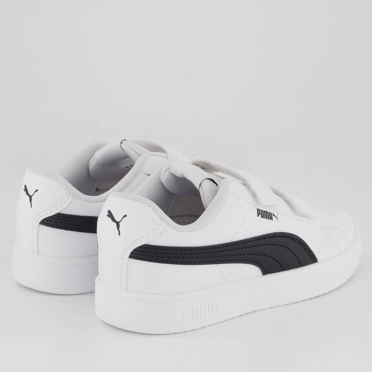 Tênis Puma Rickie Classic Juvenil Branco e Preto Branco/Preto 3