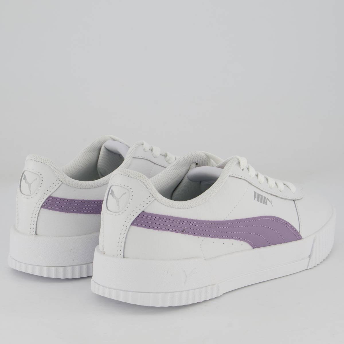 Tênis Puma Carina BDP Feminino Branco e Lilás Branco/Roxo 3