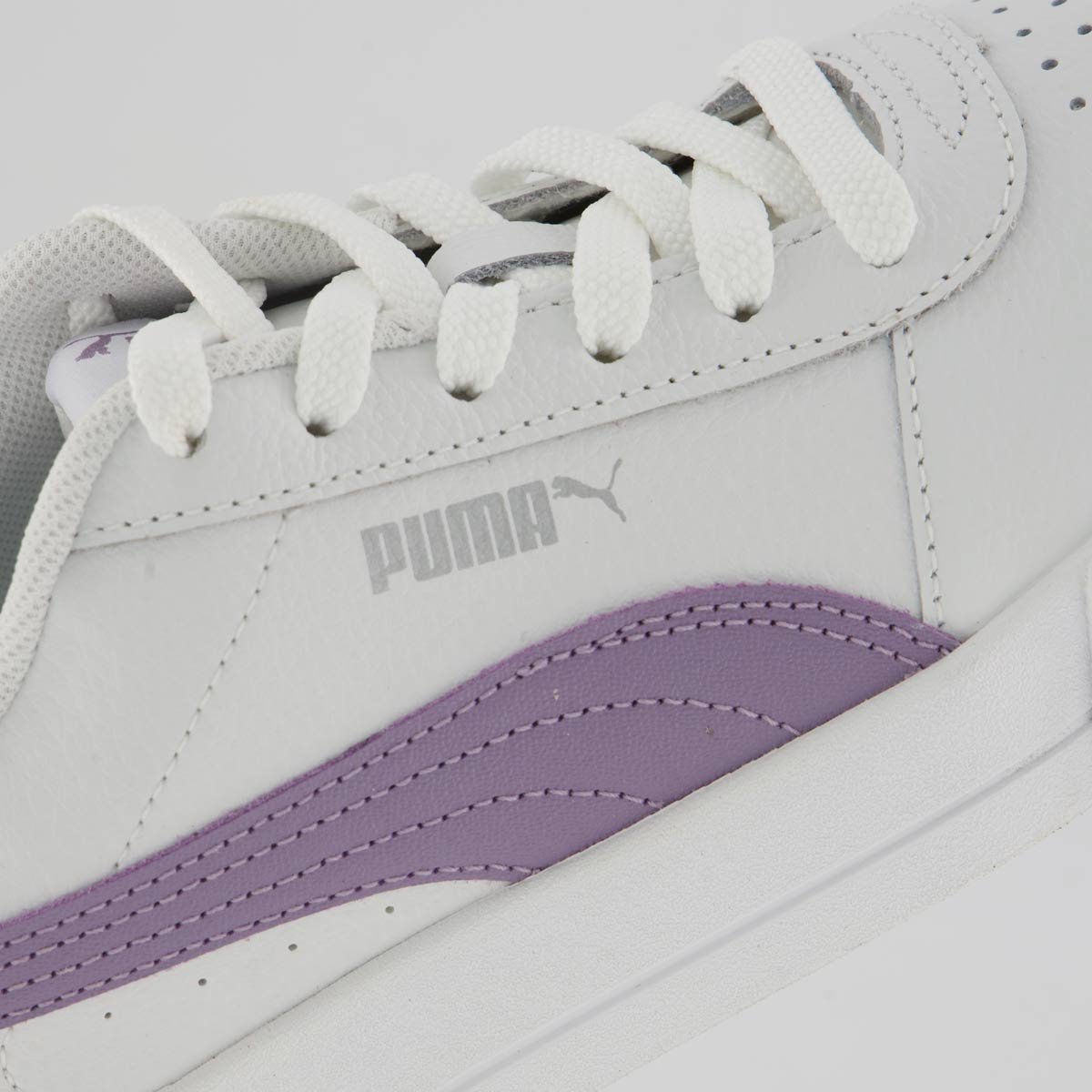 Tênis Puma Carina BDP Feminino Branco e Lilás Branco/Roxo 7