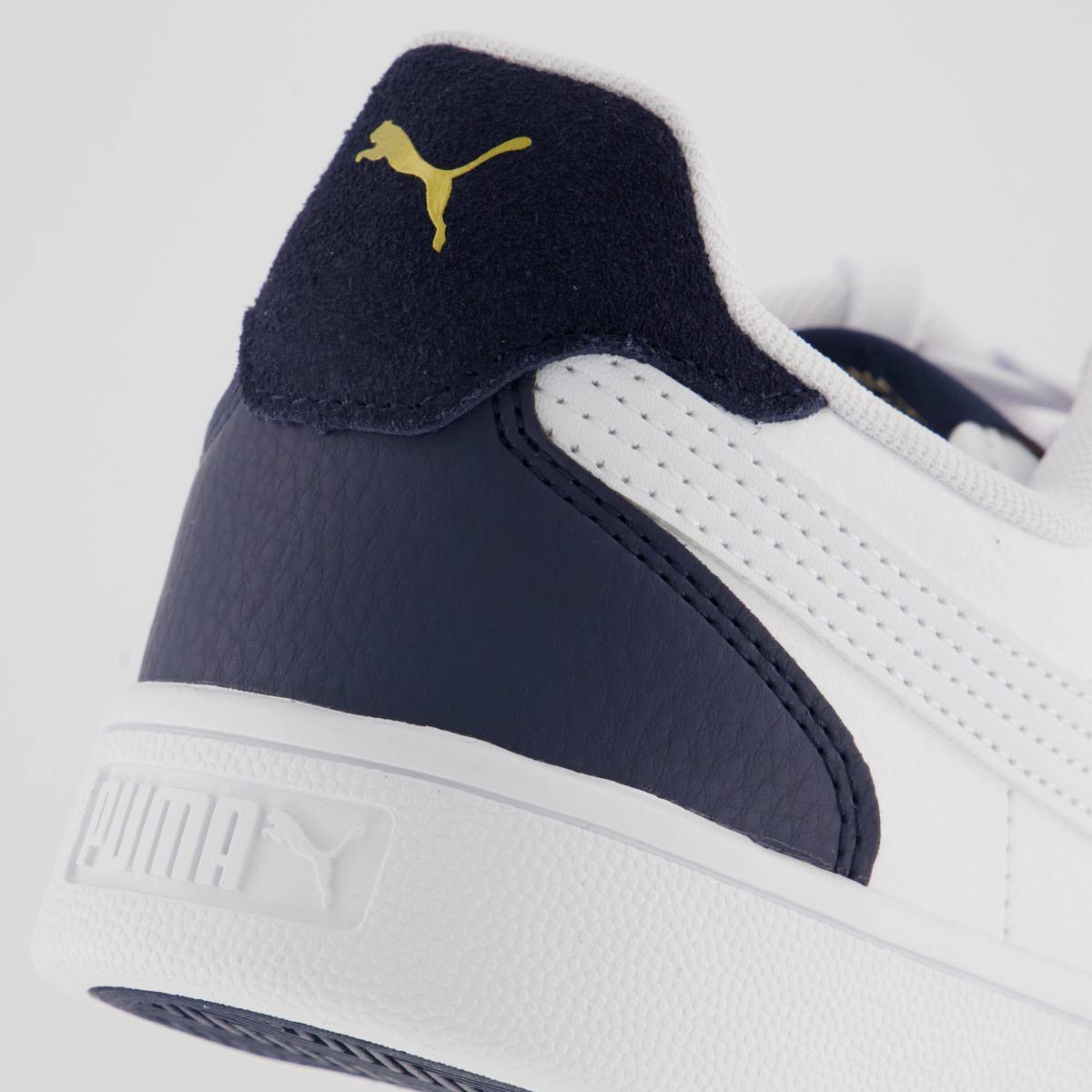 Tênis Puma Shuffle Branco e Dourado Branco/Dourado 6