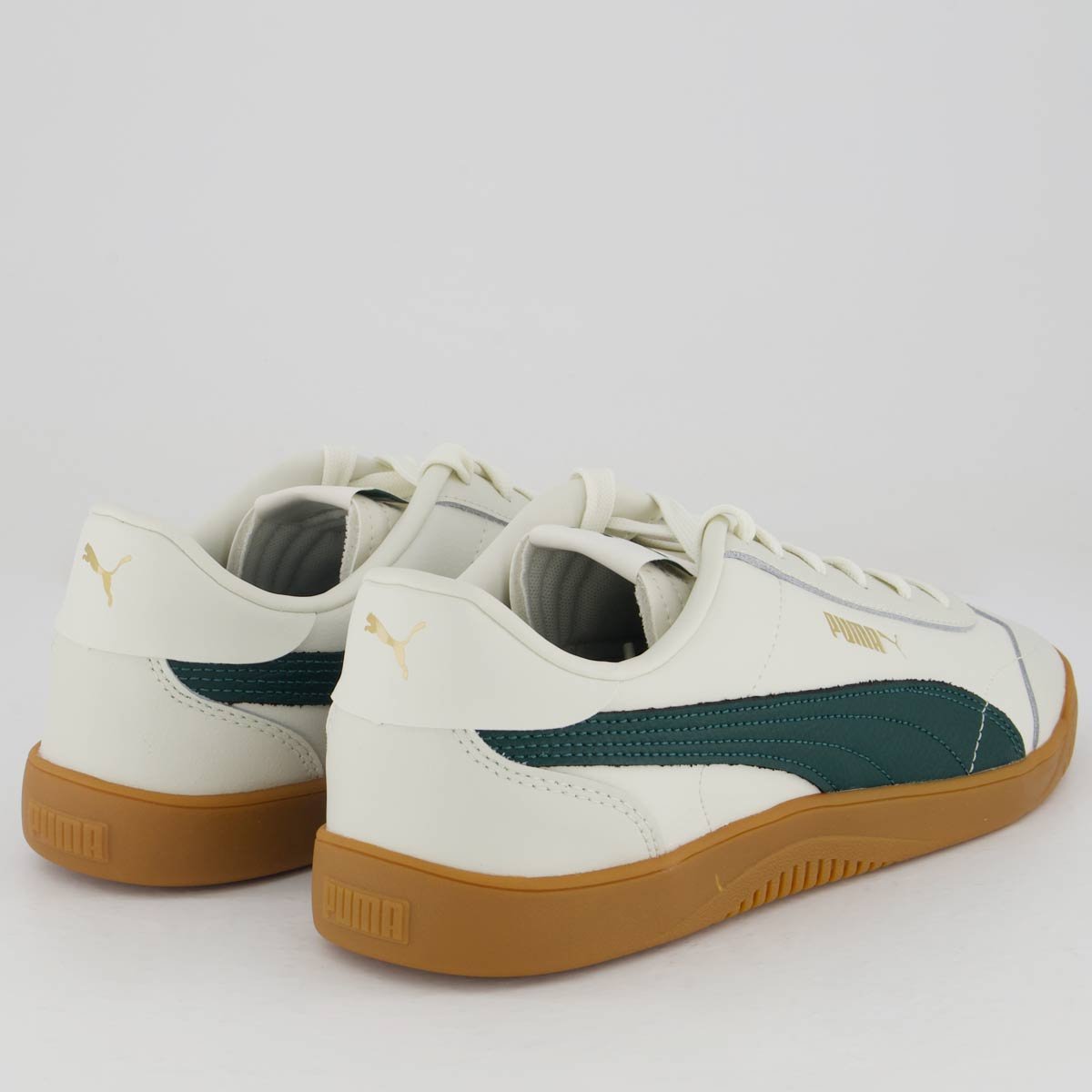 Tênis Puma Club 5V5 Bege e Verde Bege/Verde 3