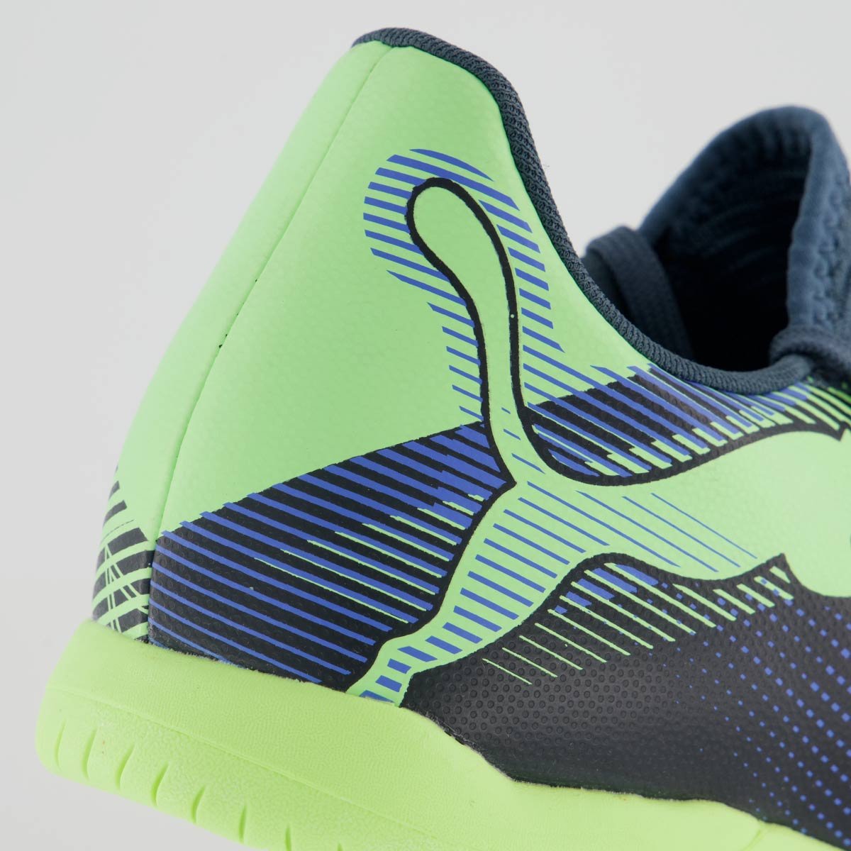 Chuteira Puma Future 7 Play IT Futsal Preta e Verde Preto/Verde 6