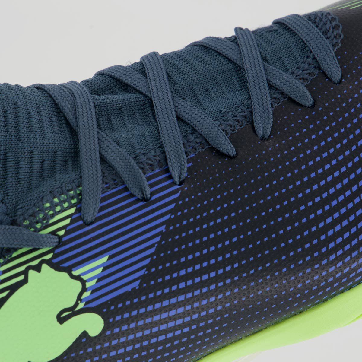 Chuteira Puma Future 7 Play IT Futsal Preta e Verde Preto/Verde 7