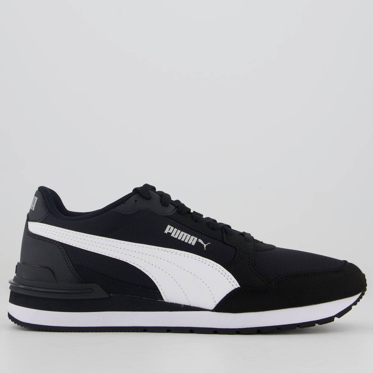 Tênis Puma ST Runner V4 Mesh Preto e Branco Preto/Branco 1