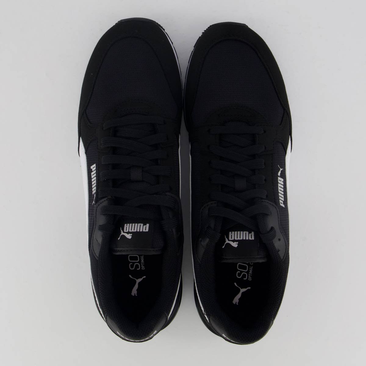 Tênis Puma ST Runner V4 Mesh Preto e Branco Preto/Branco 4