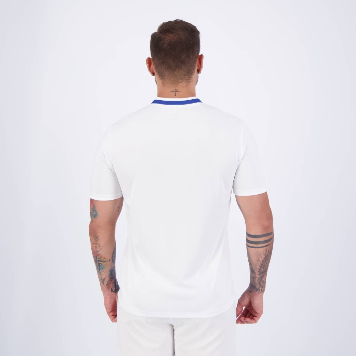 Camisa Umbro Sponsor Branca e Azul Branco/Azul 4