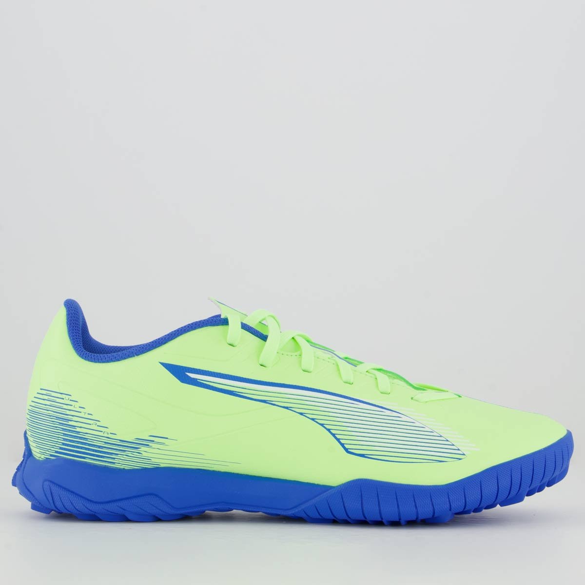Chuteira Puma Ultra 5 Play Society Verde e Branco Verde/Branco 1